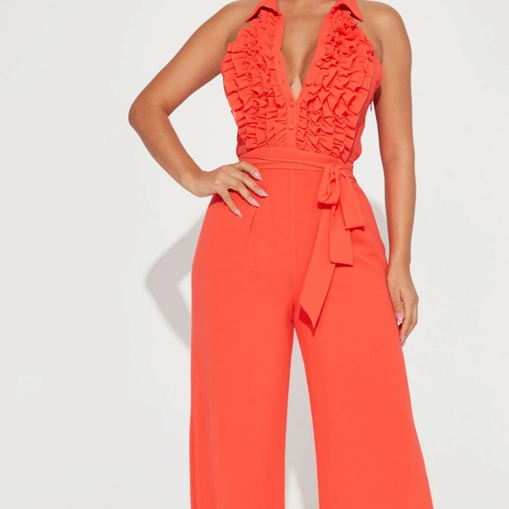 Coral Jumpsuit